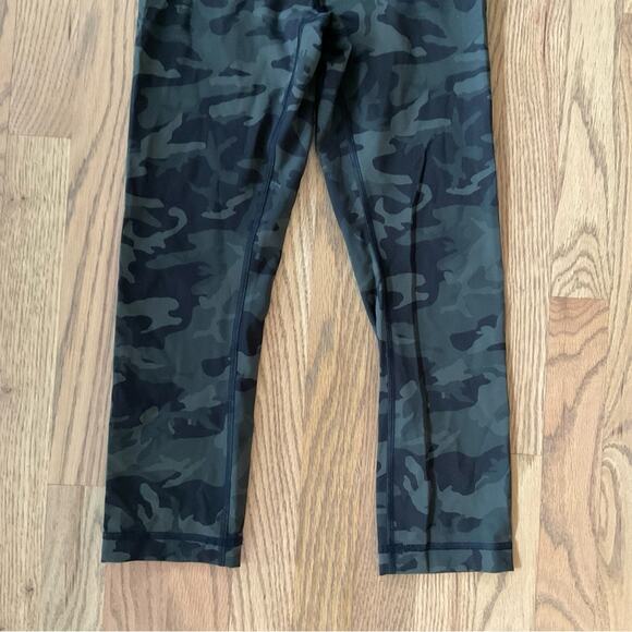 Lululemon Align Crop 21” Incognito Camo Multi Green - Picture 5 of 11